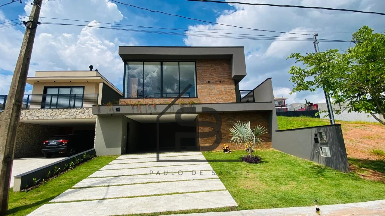 Casa Sobrado à Venda no Condomínio Vale das Águas | 3 Suítes, Piscina e Área Gourmet, conforto, privacidade, lazer completo e uma localização privilegiada em Bragança Paulista — foto 1