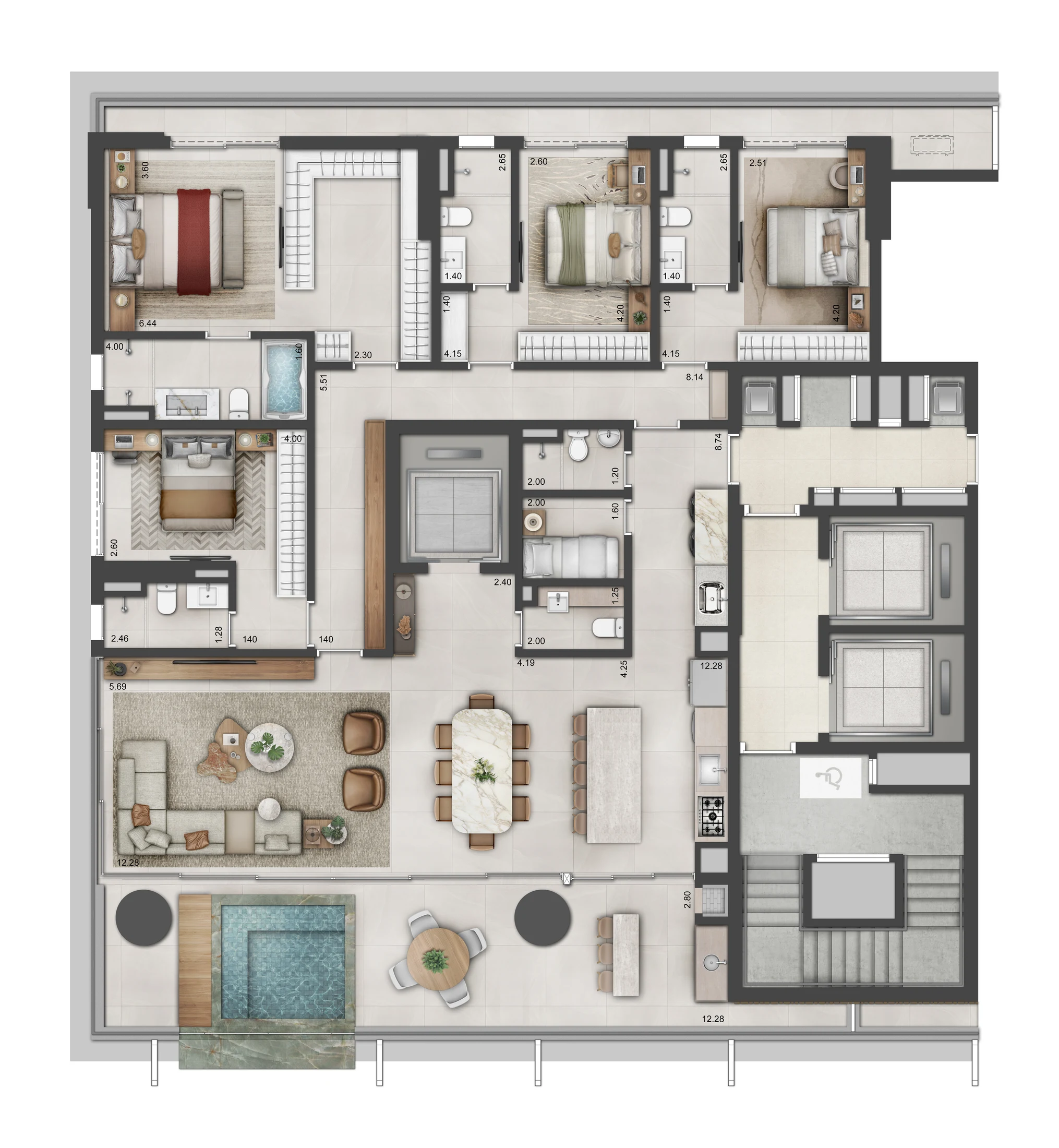 Planta Apartamento Tipo Final 01